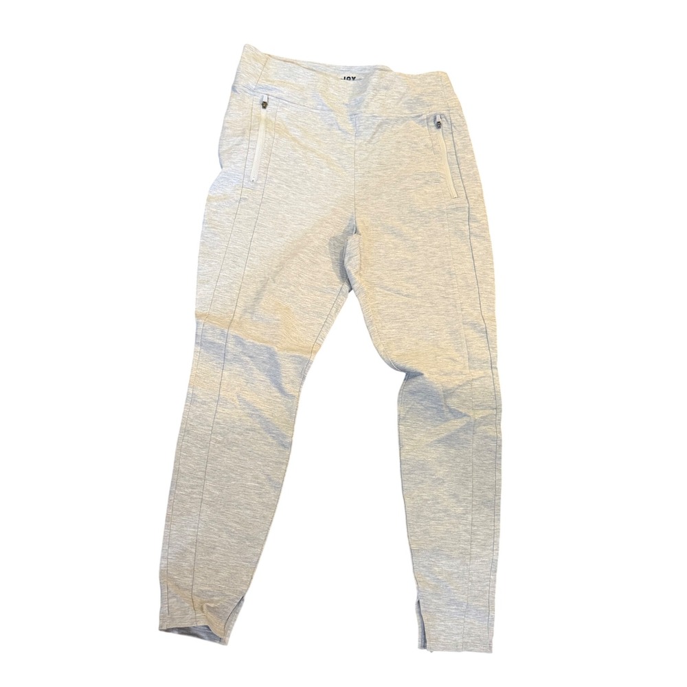 Joy Lab High Rise Leggings Heather Gray Zip Pockets Performance Pants XL NEW